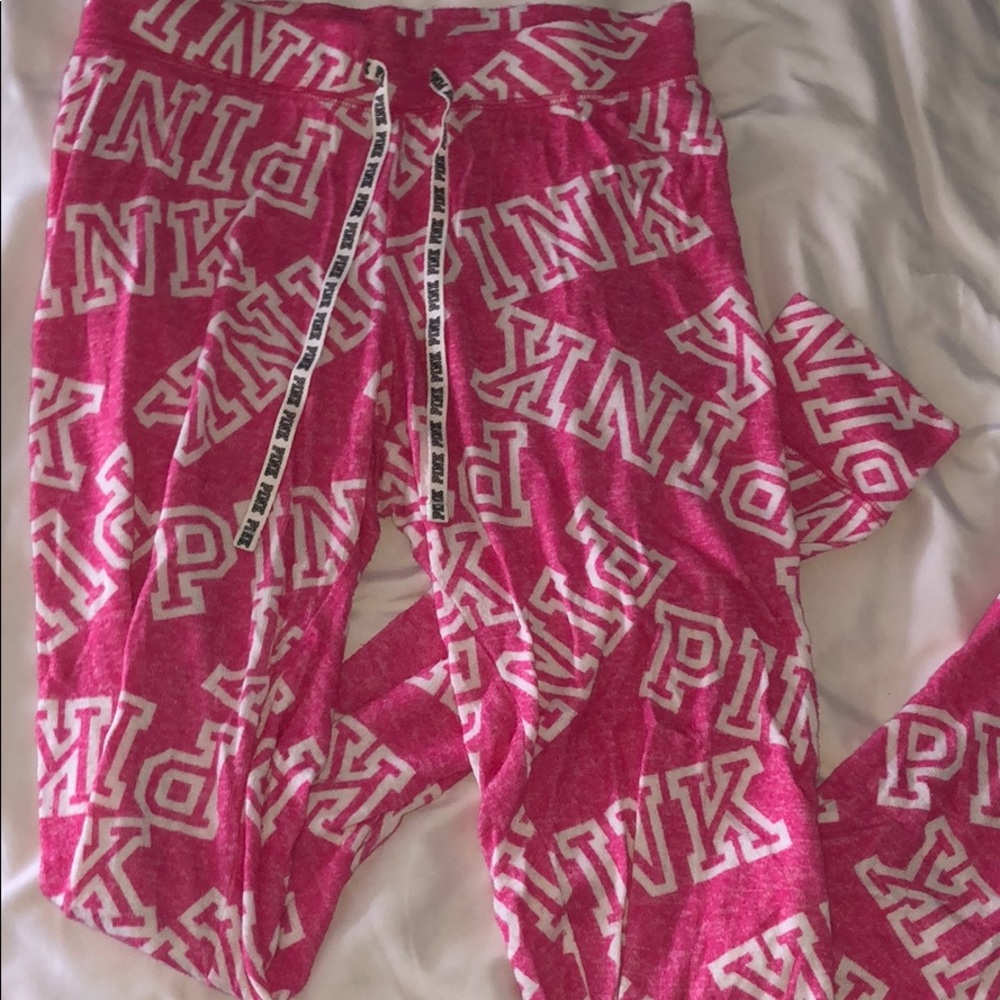 COPY - pink pajama bottoms
